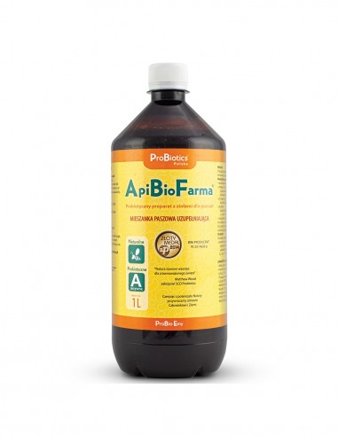 ApiBioFarma – probiotyczny preparat z ziołami dla pszczół – 1l
