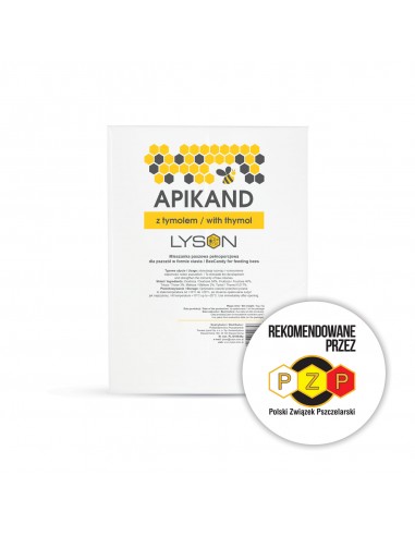 Apikand / Bee Fonda z tymolem 1 kg - opakowanie zbiorcze 20 x 1kg