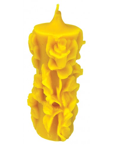Forma silikonowa - Świeca z różami - wys. 11 cm