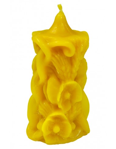 Forma silikonowa - Świeca z makami - wys. 9,5 cm