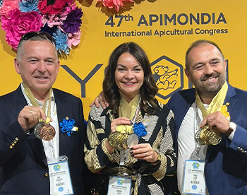 Podczas 47. Światowego Kongresu Pszczelarskiego Apimondia grupa Łysoń zdobyła aż 12 medali!