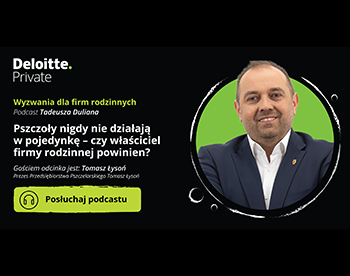 Tomasz Łysoń gościem podcastu Deloitte!